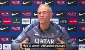 PSG - Luis Enrique "préoccupé" par le bruit autour de l'équipe