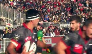 TOP 14 - Essai de Dylan CRETIN (LOU) - LOU Rugby - ASM Clermont