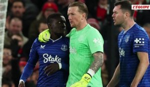 Idrissa Gueye prend un carton rouge lors d'Everton-Manchester United... après avoir giflé son coéquipier - Foot - Premier League
