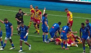 TOP 14 - Essai de Veresa RAMOTOTABUA (CO) - Castres Olympique - USA Perpignan