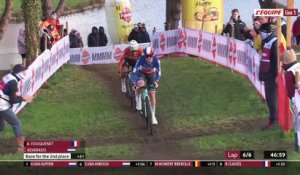 Amandine Fouquenet sur le podium à Flamanville - Cyclo-cross