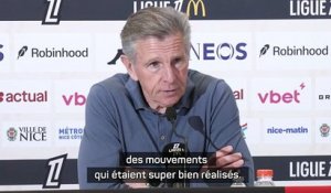 « On a eu des occasions pour scorer » : Claude Puel (Nice) regrette le manque de réalisme de ses joueurs contre Monaco - Foot - Ligue 1 - Nice
