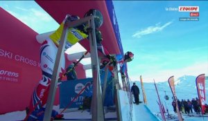 La finale avec Youri Duplessis-Kergomard et Melvin Tchiknavorian en vidéo - Skicross - CM (H)