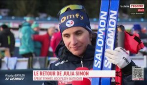 Julia Simon « Il y a du positif, je me sens soulagée aujourd'hui » - Biathlon - Coupe du monde