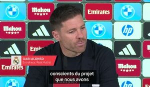 Real Madrid - Alonso : "Du président aux joueurs, nous sommes tous unis"