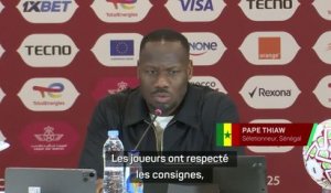 Sénégal - Thiaw : "L'équipe a été très sérieuse"