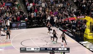 Timberwolves - Edwards arrache la prolongation face aux Nuggets avec un superbe tir à 3 points