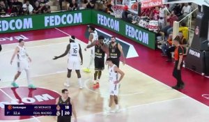 Monaco s'impose à l'usure face au Real Madrid en Euroligue - Basket - Euroligue (H)