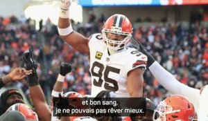 Browns - Garrett, nouveau recordman de sacks de la NFL : "Je ne pouvais pas rêver mieux"