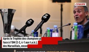 Luis Enrique après le Trophée des champions remporté par le PSG contre l'OM : « Ils ont mieux joué que nous » - Foot -  - Trophée des Champions