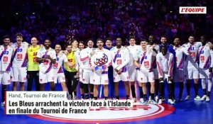 Les Bleus arrachent la victoire face à l'Islande en finale du Tournoi de France - Hand - Tournoi de France