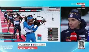 « Je me suis vraiment sentie impuissante » : Julia Simon raconte un relais frustrant à Ruhpolding avec les Bleues - Biathlon - Coupe du monde (F)