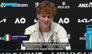 Sinner : « Au départ, je n'étais pas le plus grand fan du One Point Slam » - Tennis - Open d'Australie