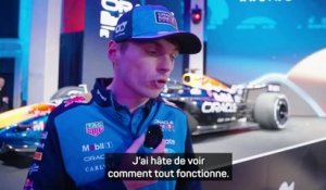 Red Bull - Verstappen heureux de voir la nouvelle livrée !
