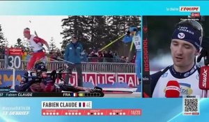 Fabien Claude, 4e de la poursuite de Ruhpolding : «J'avais une belle revanche à prendre» - Biathlon - Coupe du monde
