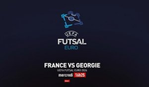 Les Bleus défient la Géorgie pour leur dernier match de poules de l'Euro 2026 - Futsal - Euro - Bleus