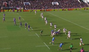 TOP 14 - Essai de Peniasi DAKUWAQA (SFP) - Union Bordeaux-Bègles - Stade Français Paris