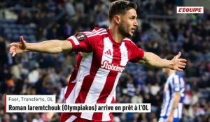 Roman Iaremtchouk (Olympiakos) arrive en prêt à l'OL - Foot - Transferts - OL