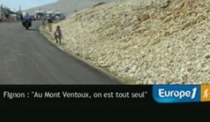 Laurent Fignon : "Au Mont Ventoux, on est tout seul"