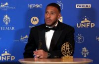 Corentin Tolisso milieu de terrain de L'équipe type de Ligue 1 des trophées UNFP - Foot