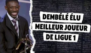 Ligue 1 - Dembélé élu meilleur joueur de la saison