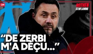 OM : “De Zerbi m'a déçu… c'était inéluctable de le voir partir”, estime Rothen