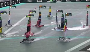 Violente collision entre les F50 français et néo-zélandais au Sail Grand Prix d'Auckland, Audinet hospitalisée - Voile - SailGP