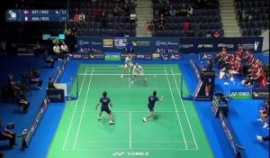 Le replay de la finale France - Danemark (2e partie) - Badminton - Euro par équipe (H)