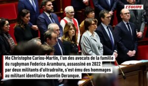 L'un des avocats de la famille de Federico Aramburu dénonce les hommages à Quentin Deranque - Rugby - Mort d'Aramburu