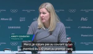 CIO - Infantino au Conseil de la paix de Trump, la présidente n'était pas au courant