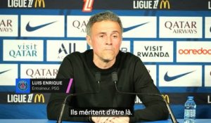 PSG - Luis Enrique : "Lens réalise une saison incroyable"