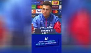 PSG - Doué : "Je ne me suis pas senti visé par la phrase de Dembélé"