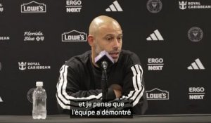 Inter Miami - Mascherano : "L'équipe a démontré pourquoi elle était championne"