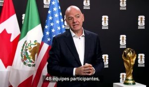 Cdm 2026 - Infantino : "Nous avons besoin d'événements qui unissent le monde"