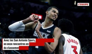 Victor Wembanyama désigné meilleur joueur de la conférence Ouest en février, une première - Basket - NBA - San Antonio Spurs
