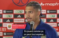 Barcelone - Araujo : "En jouant comme ça, on peut tout espérer"