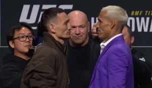 UFC 326 - Le premier face-off de la revanche entre Holloway et Oliveira