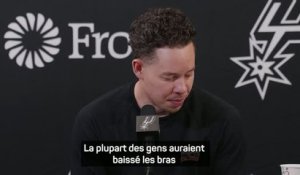 Spurs - Johnson : "Les joueurs ont montré beaucoup de caractère"