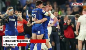 L'Italie bat l'Angleterre pour la première fois de son histoire et frappe un grand coup dans le Tournoi - Tournoi des 6 Nations