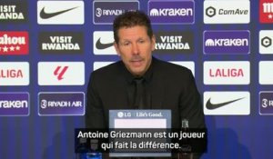 Atlético - Simeone : "Griezmann décidera quand il aura quelque chose à dire"