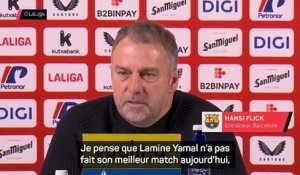 Flick : « Même sans son meilleur match, Yamal est décisif » - Foot - Liga