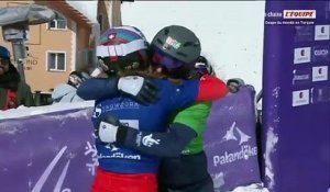 Léa Casta 2e de la manche de Coupe du monde à Erzurum en Turquie. - Snowboard - CM