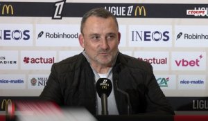 Franck Haise sur la banderole des ultras niçois à son égard : « Je n’y prête pas beaucoup d’importance » - Foot - Ligue 1