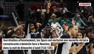 Nouveau carton des Spurs face aux Rockets, Wembanyama fait le show - Basket - NBA