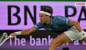 Arthur Rinderknech résiste mais s'incline face à Carlos Alcaraz au Masters 1000 d'Indian Wells - Tennis - BNP Paribas Open d'Indian Wells