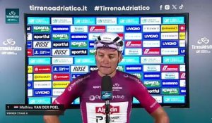 Tirreno-Adriatico 2026 - Mathieu van der Poel : "J'ai tout fait parfaitement dans le dernier kilomètre."