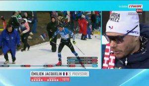 Emilien Jacquelin après sa 2e place acquise sur le sprint d’Otepaa : « J’arrive à prendre du plaisir » - Biathlon - Coupe du monde (H)