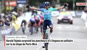 Tejada surprend les puncheurs et s'impose en solitaire sur la 6e étape - Cyclisme - Paris-Nice