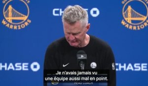 Warriors - Kerr : "Je n’avais jamais vu une équipe aussi mal en point"