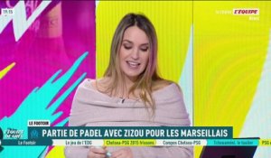 Les joueurs de l'OM profitent d'une parenthèse padel avec Zinédine Zidane - Foot - Ligue 1